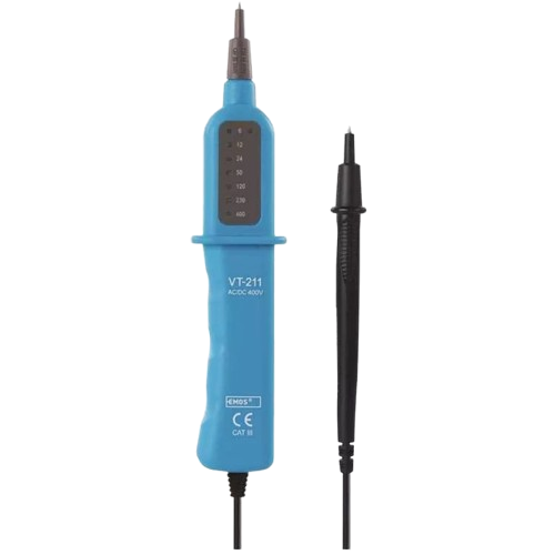 Тестер напряжения Emos M0003B 0-60 Гц поддержка АС/DC 400V CATIII IP54 Синий (32709391)