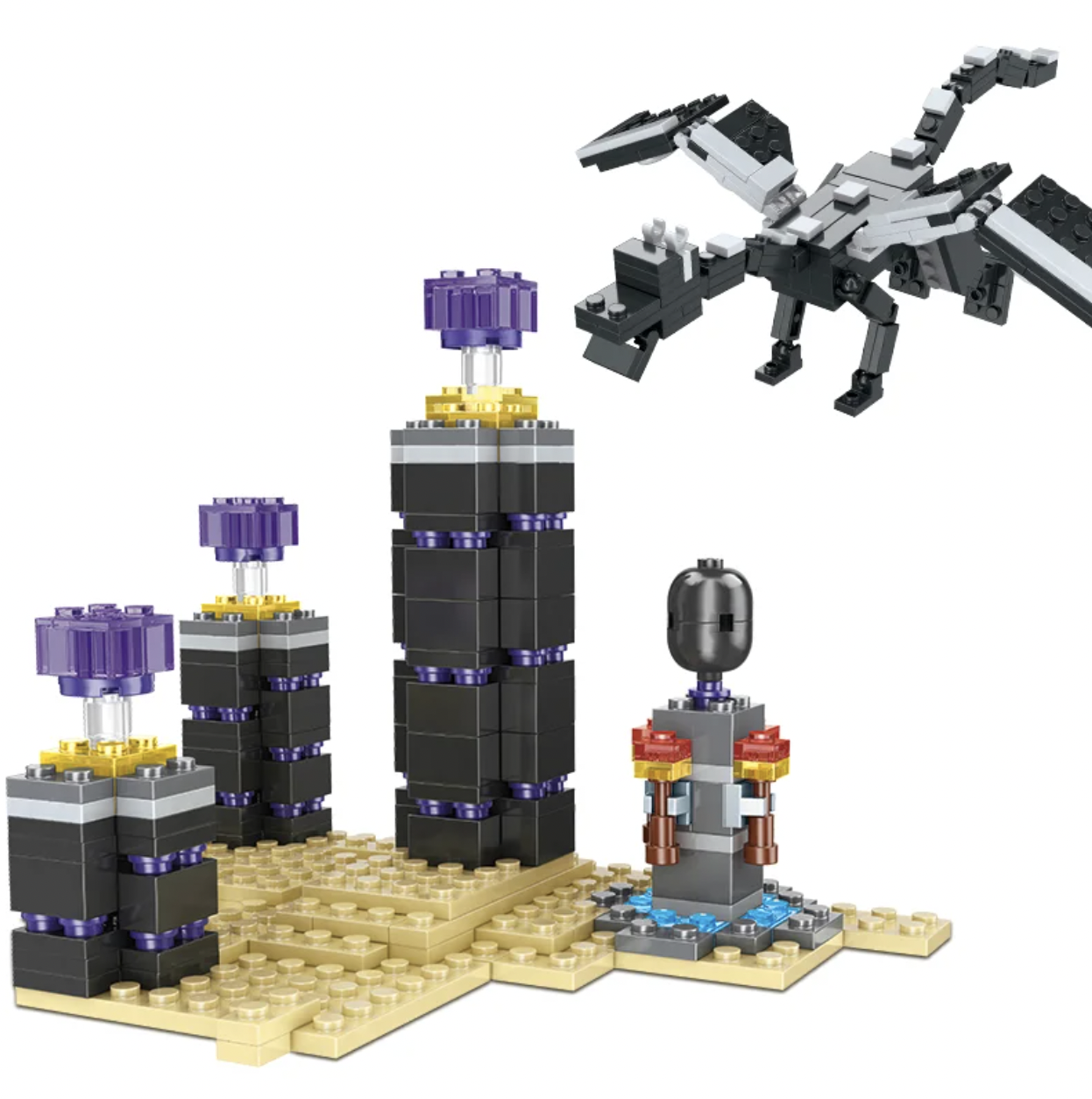 Конструктор My World Битва з драконом 475 деталей (AA8008) - фото 4 Конструктор My World Битва з драконом 475 деталей (AA8008) - фото 4