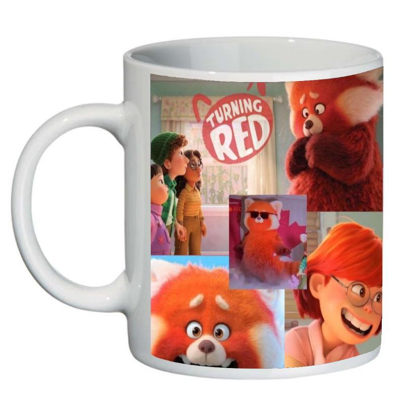 Кружка с принтом Я краснею Панда 0017 (CRP 0017)