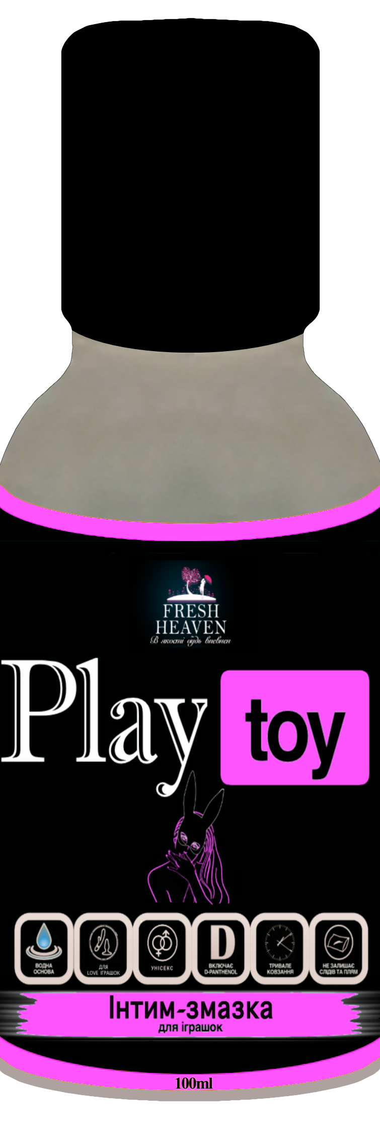 Інтим-змазка для іграшок Fresh Heaven Play Toy Travel 100 мл (21800033)