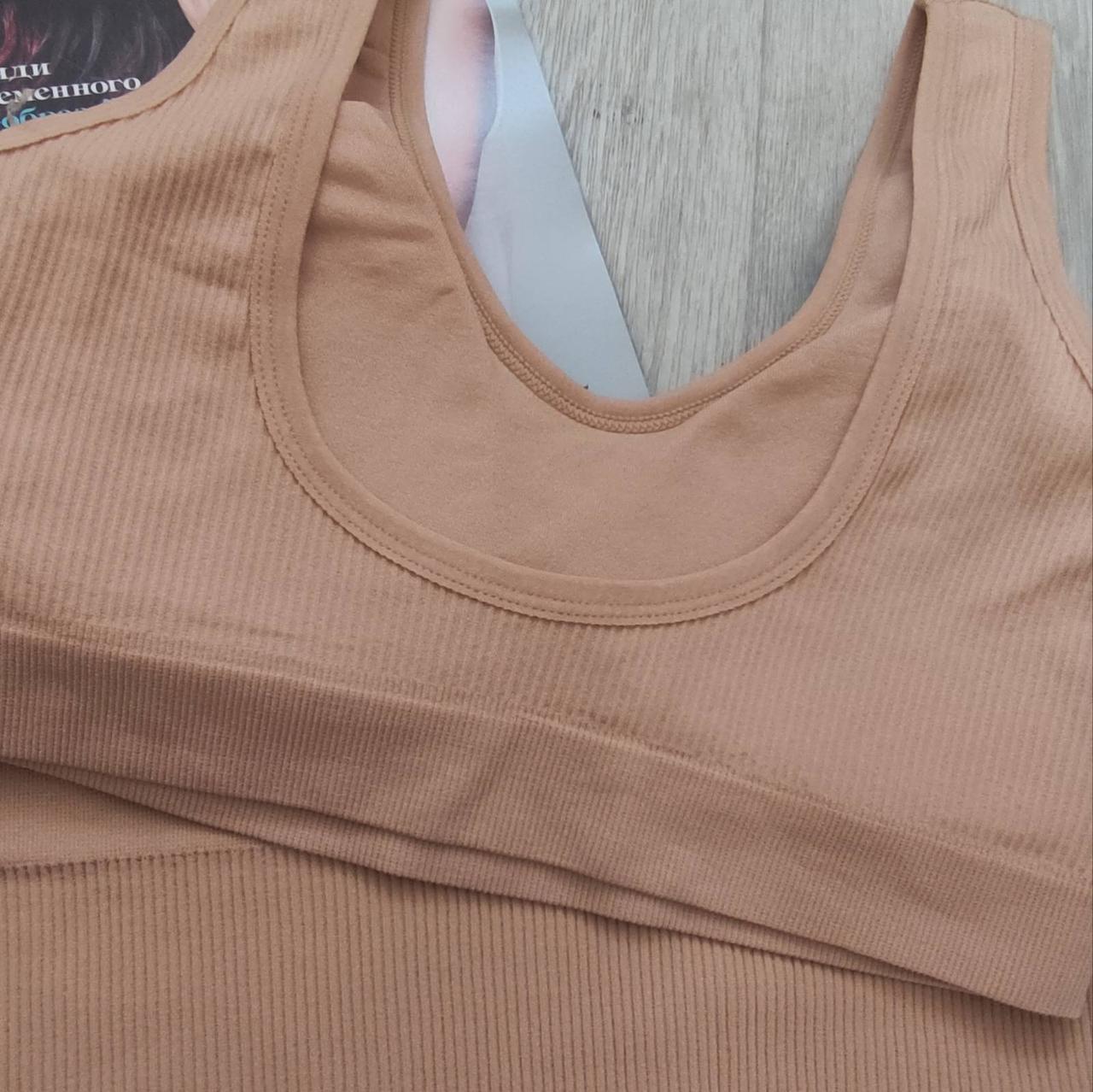 Комплект нижнего белья в рубчик S/M Лиловый (1440) - фото 4