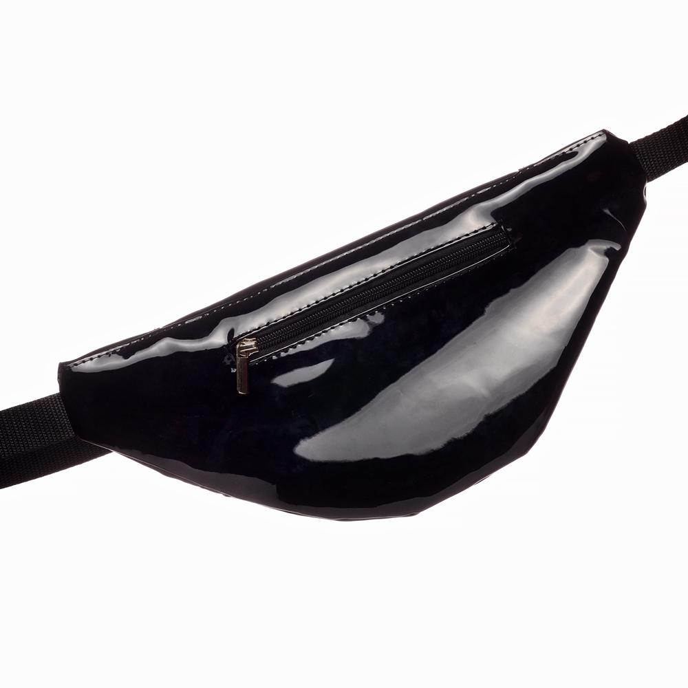 Сумка на пояс Sambag Hoso MSH Черный лак (17175)