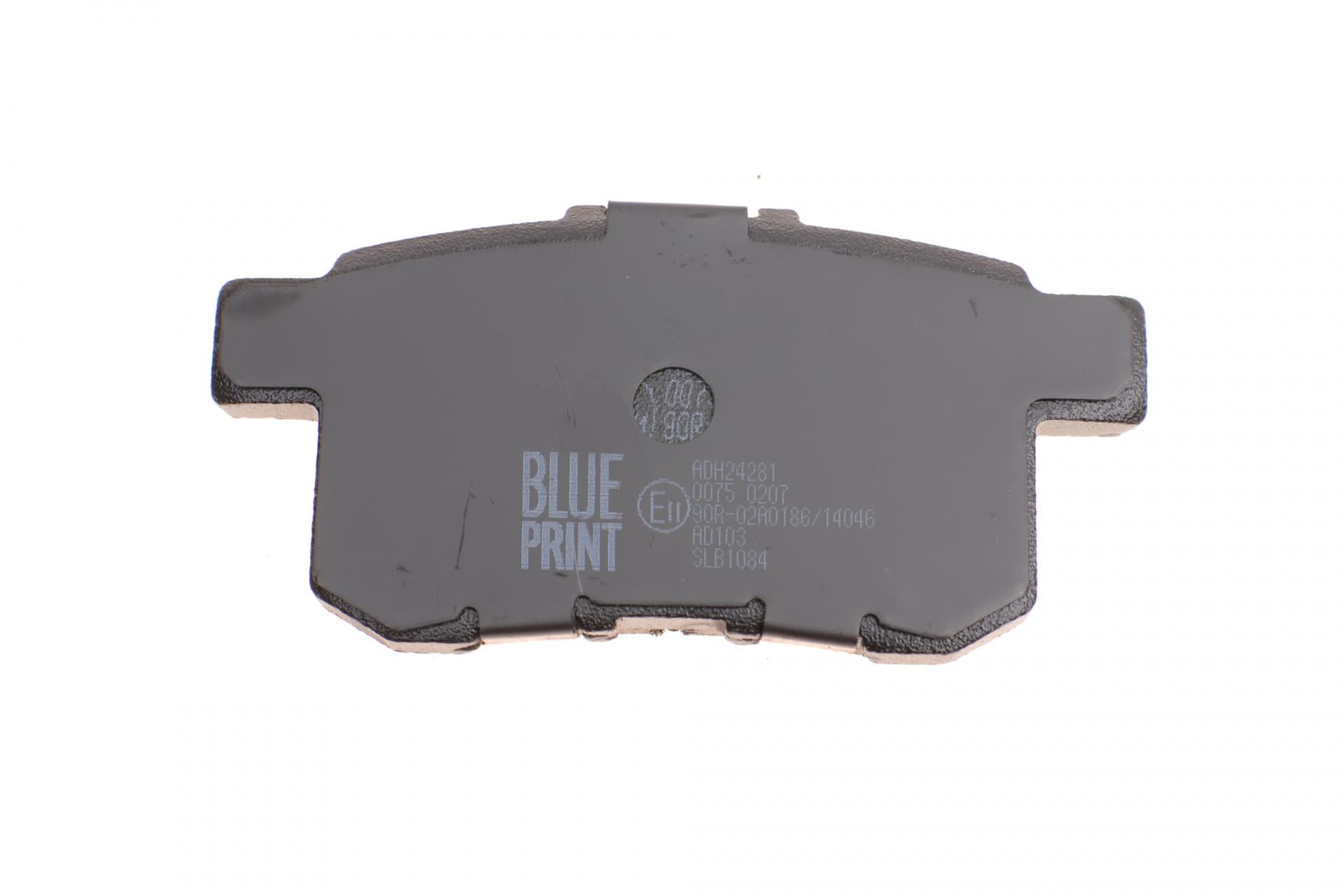 Колодки тормозные задние Honda Accord VIII 2.0-2.4i 08-ADH24281 BLUE PRINT