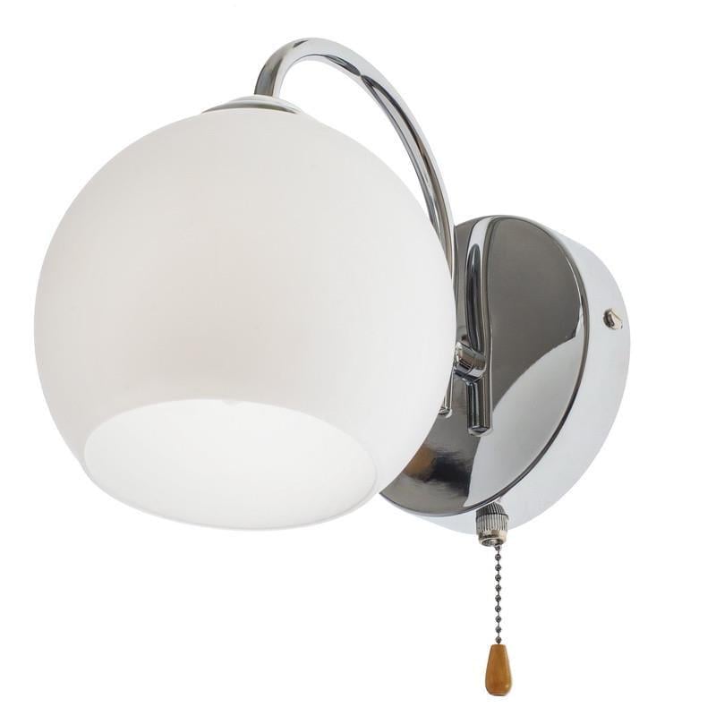 Бра настенное накладное Шар LK-645W/1 E27 CH (29-084)