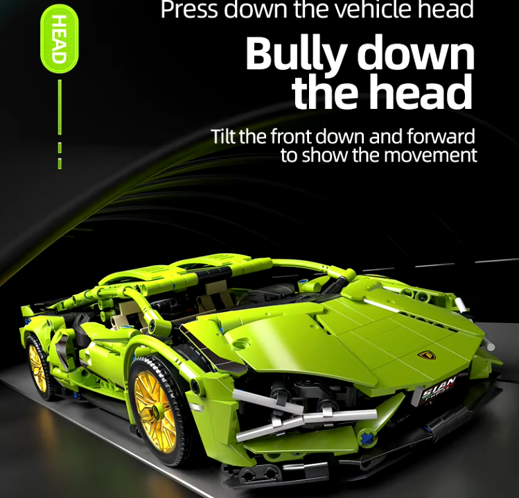 Конструктор Technic Lamborghini Sian 1280 дет. (2353131617) - фото 2 Конструктор Technic Lamborghini Sian 1280 дет. (2353131617) - фото 2