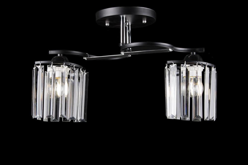 Люстра с плафонами Ray L67471/2 BK+CR (IR005742)