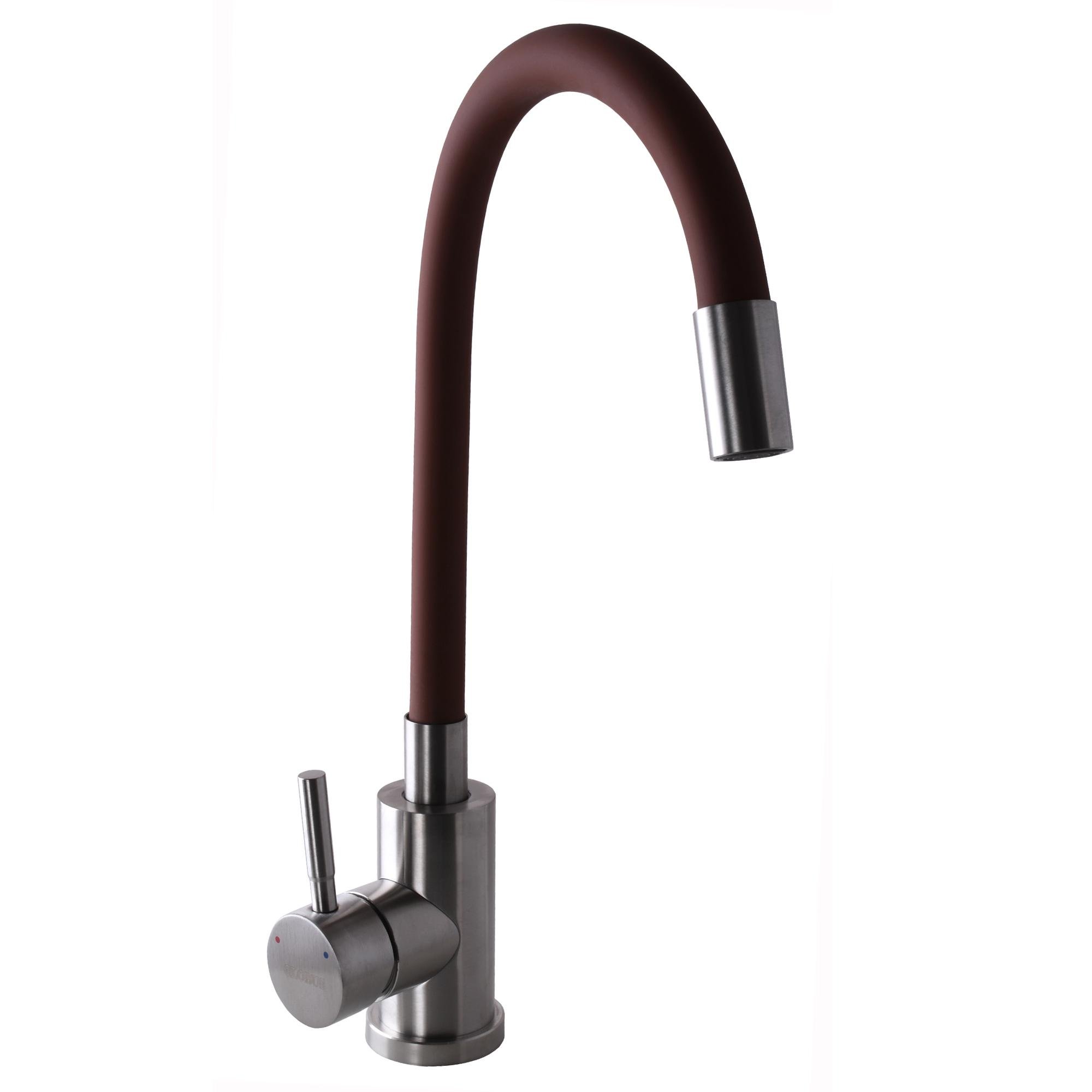 Смеситель для кухни Globus Lux ALPEN SUS-203SBR (000020056) - фото 2 Смеситель для кухни Globus Lux ALPEN SUS-203SBR (000020056) - фото 2