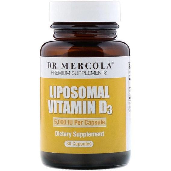 Витамин D Dr. Mercola Liposomal Vitamin D3 5,000 IU 30 Caps