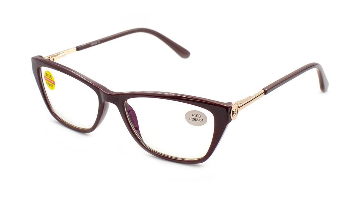 Окуляри для зору в пластиковій оправі Verse 24024-C2 Blue blocker +2,00 (367381322)