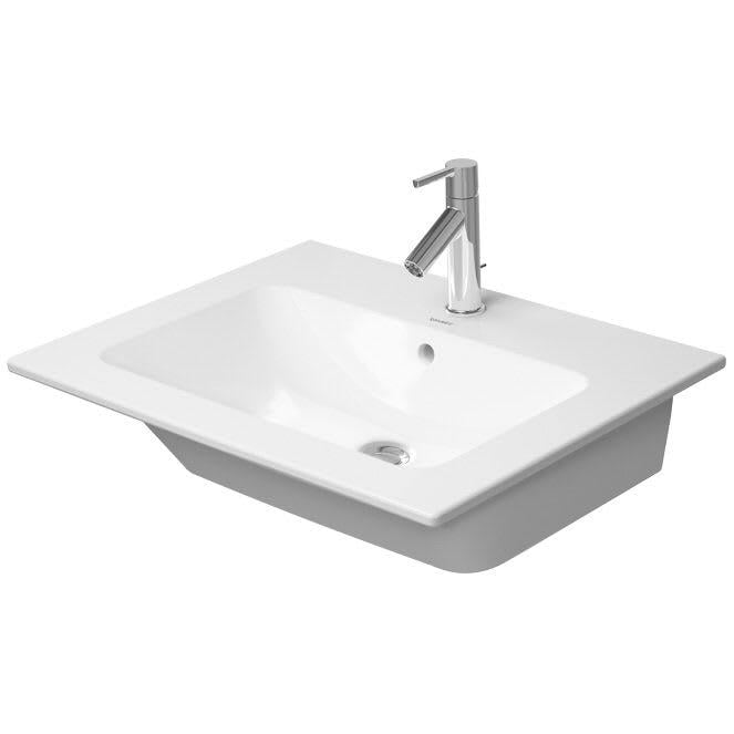 Умивальник врізний DURAVIT Me by Starck 2336630000 630x490x180 мм Білий (124187)