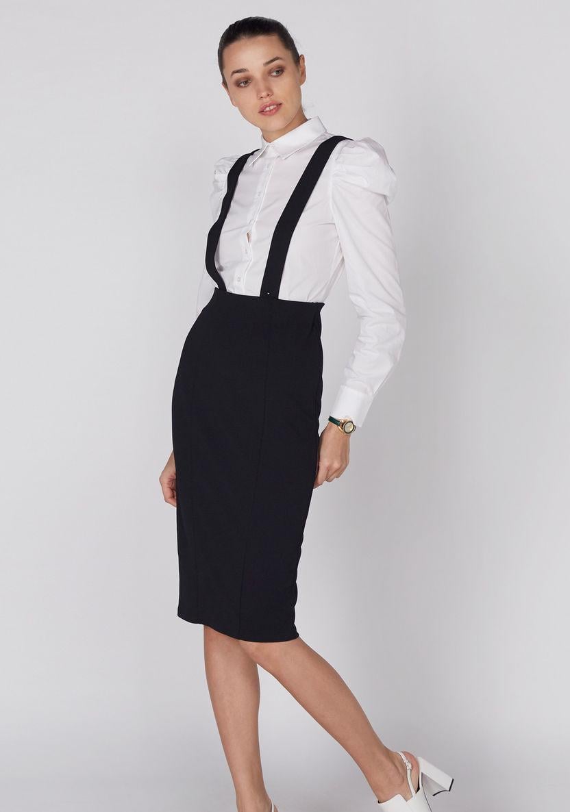 Сукня-сарафан Only віскоза.вовна Чорний (29466463)