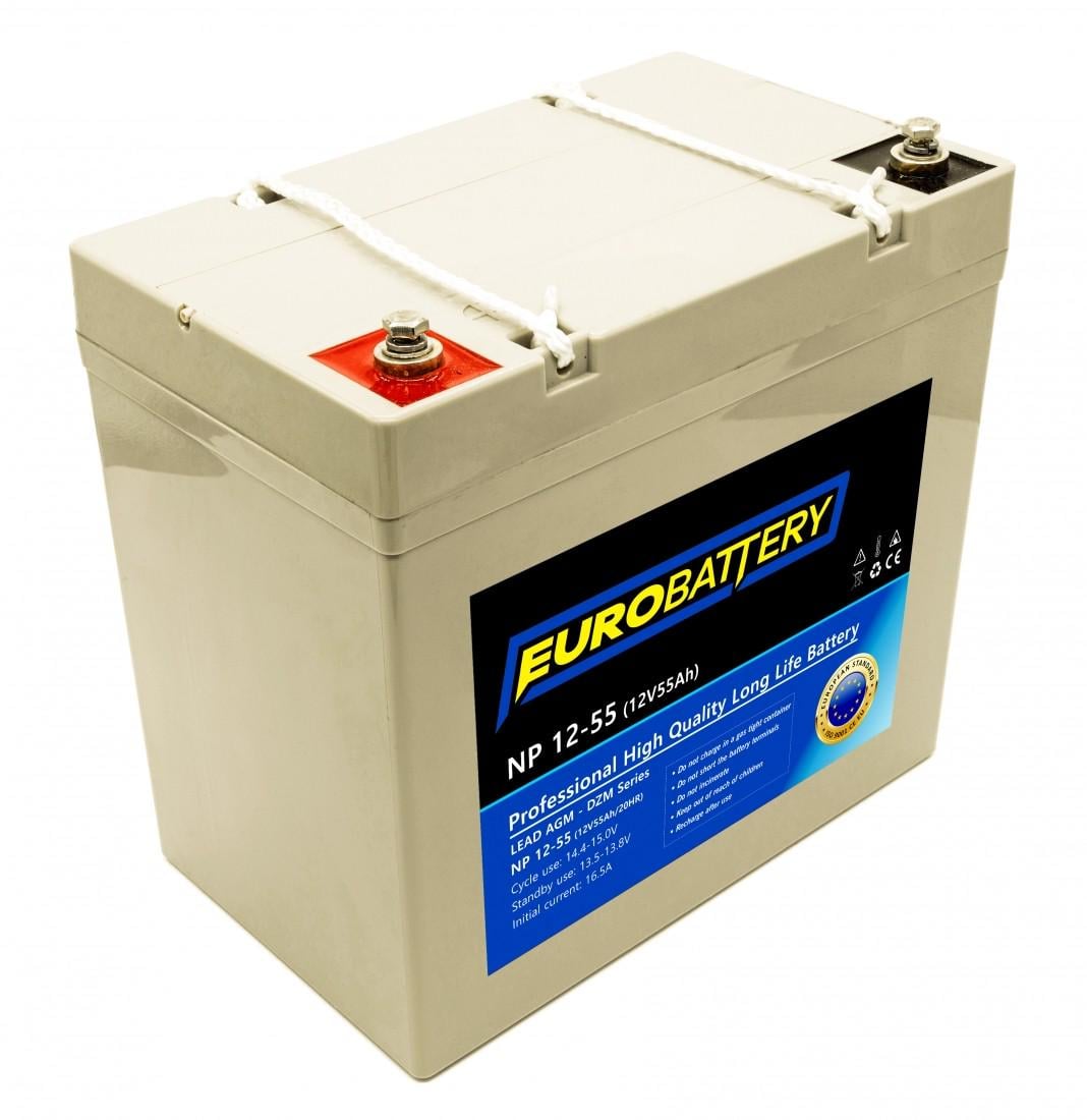 Аккумулятор для ИБП EuroBattery AGM NP 12-55 DZM 12V 55Ач (850)