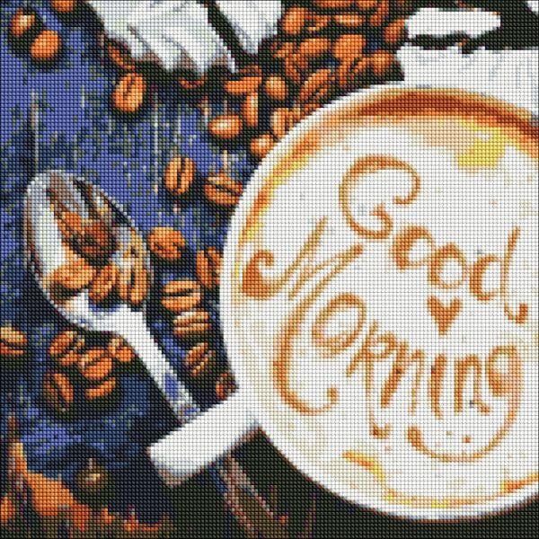Алмазна мозаїка на підрамнику Good Morning 40х50 см (AMO7200)