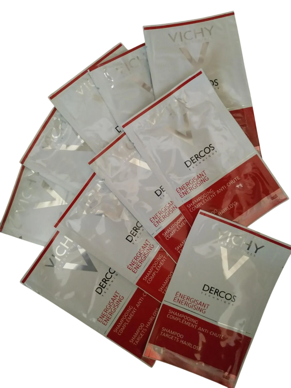 Тонизирующий шампунь Vichy Dercos Energising Shampoo против выпадения волос с аминексилом 10 шт. (1506202735)