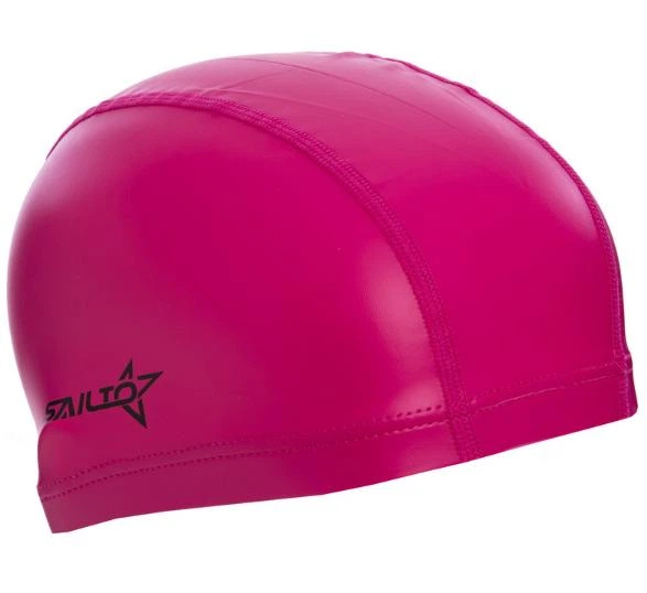 Шапочка для плавания SAILTO PL-5571 текстильная с покрытием PU юниорская Розовый Шапочка для плавания SAILTO PL-5571 текстильная с покрытием PU юниорская Розовый