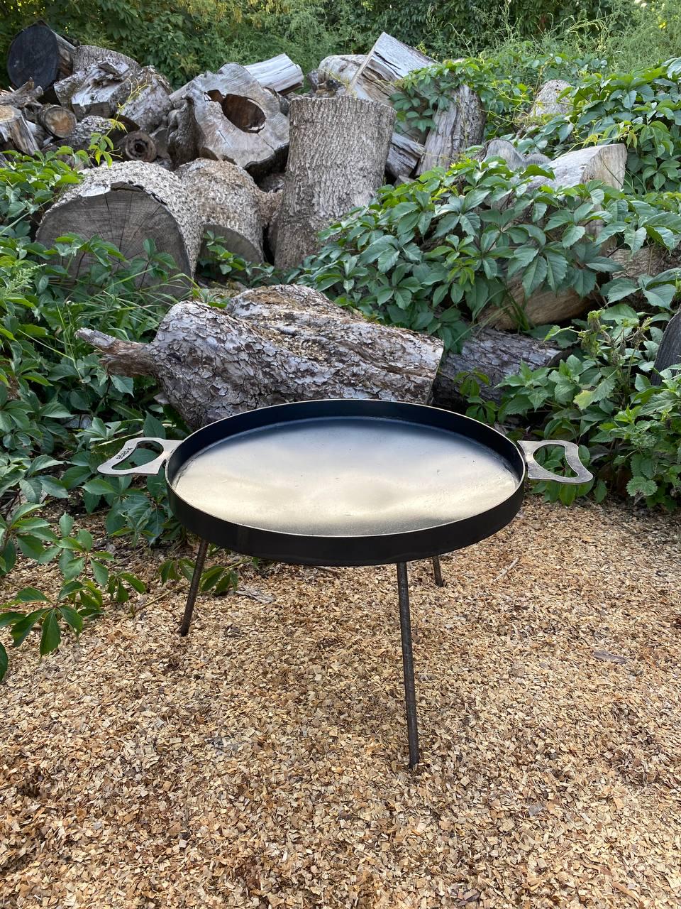 Сковорода из диска GrillKov толщина с бортиком 4 мм d 40 см (2101-40)