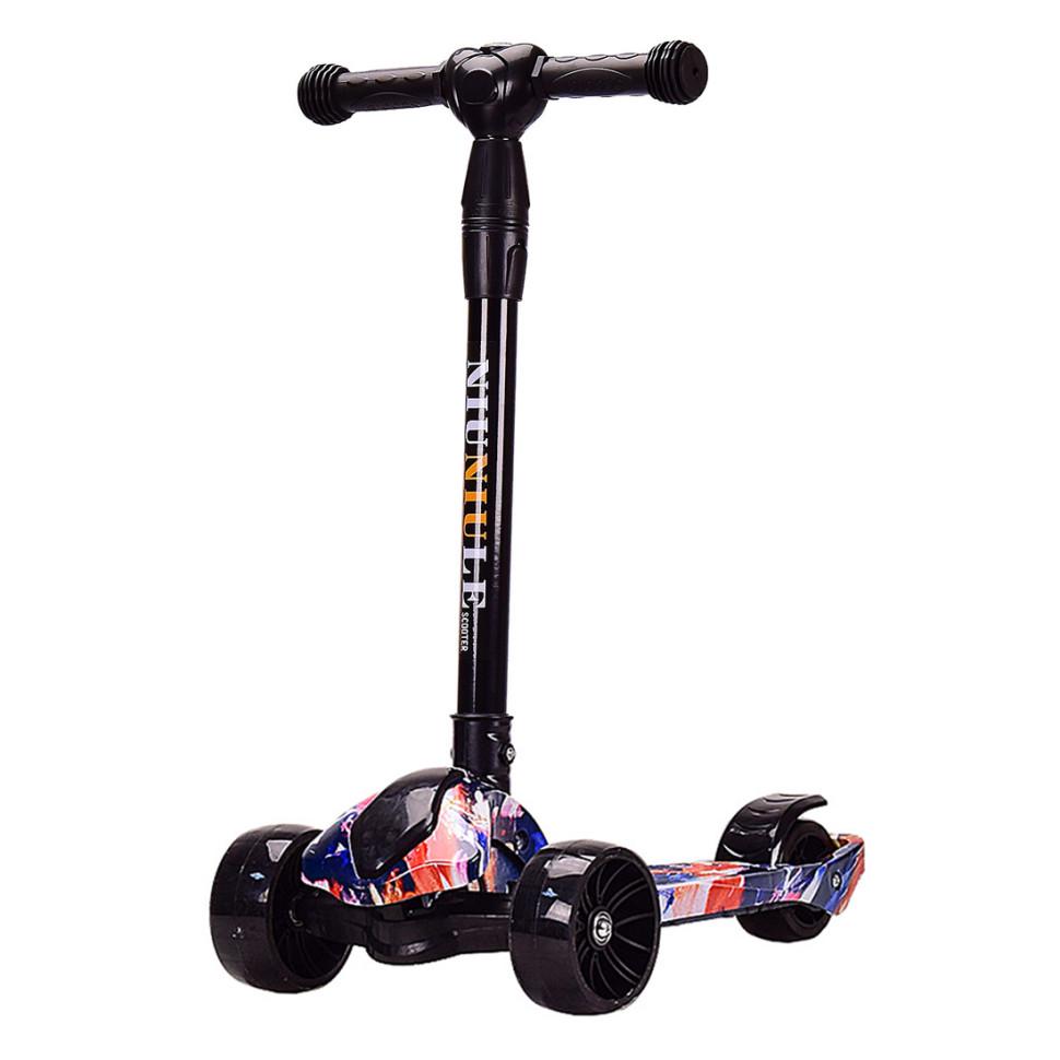 Самокат детский HS2016-1 RL7T складной PU (HS2016-2)