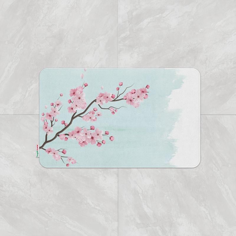 Коврик для ванной комнаты Tabe Sakura 60х100 см Разноцветный (343949)