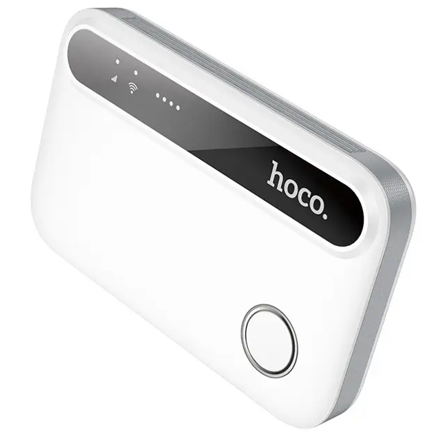 Портативний модем WiFi роутер 4G Hoco HI41/150Mbps/2100mAh Білий (HI41)