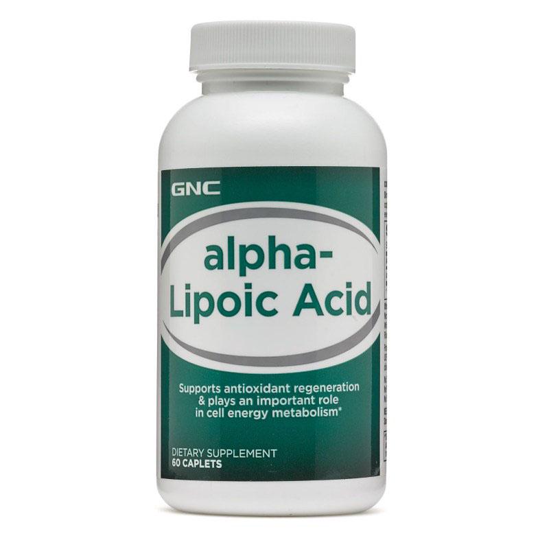 Натуральная добавка GNC Alpha-Lipoic Acid 100 60 каплет (514)