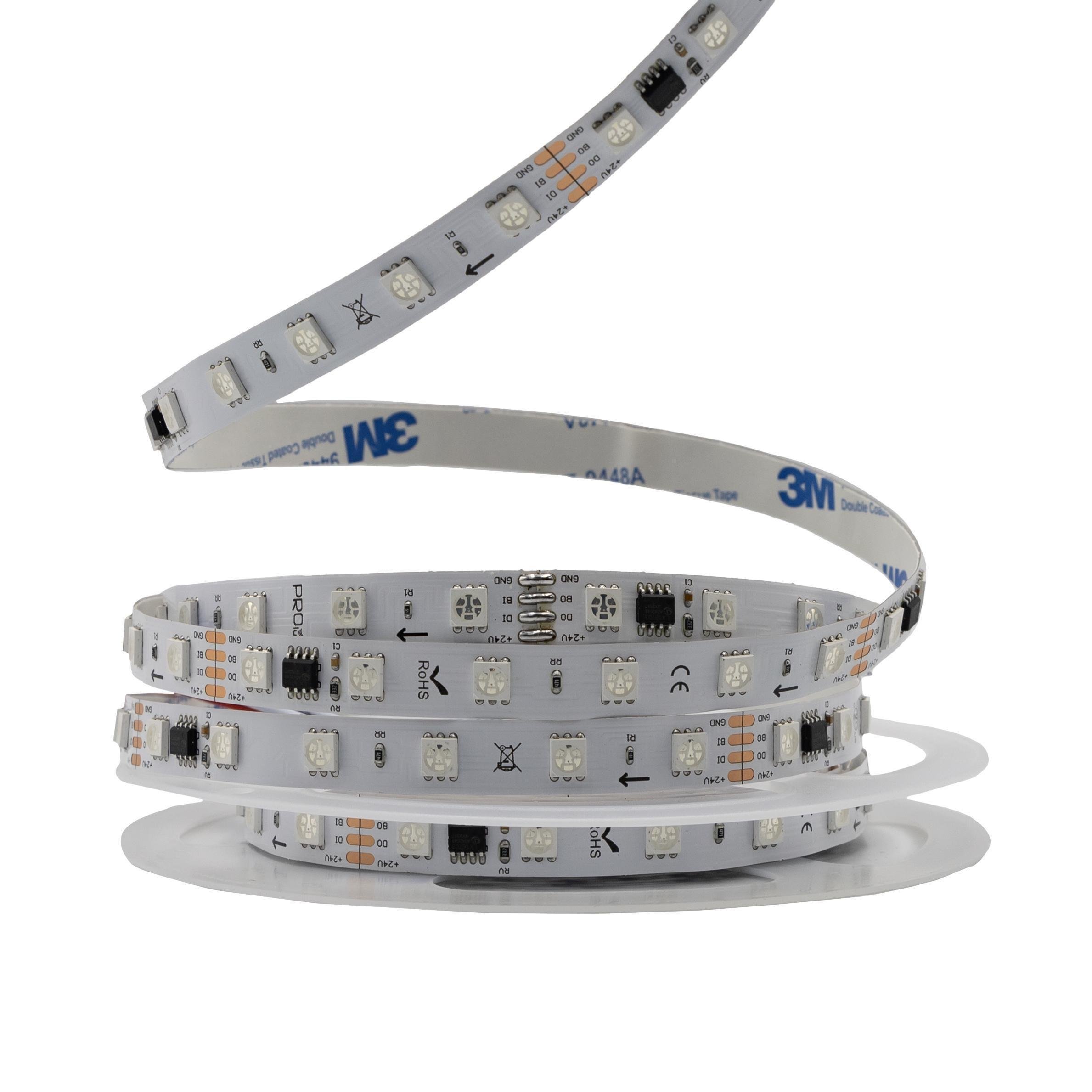 Светодиодная лента Prolum 5050/60 IP20 Series-SMART RGB 24V Разноцветный (28522797)