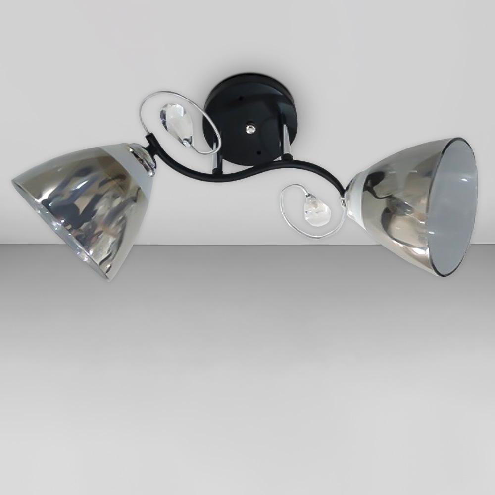 Люстра потолочная Light House SRS-18502/2 Черный/Хром 