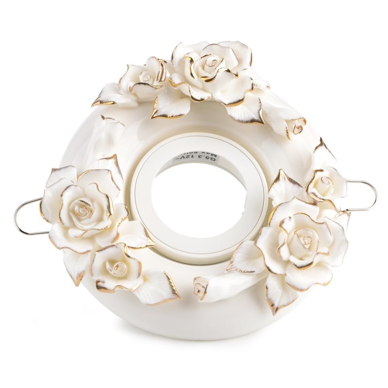 Светильник точечный Brille HDL-CY2 WH/G (36-002)