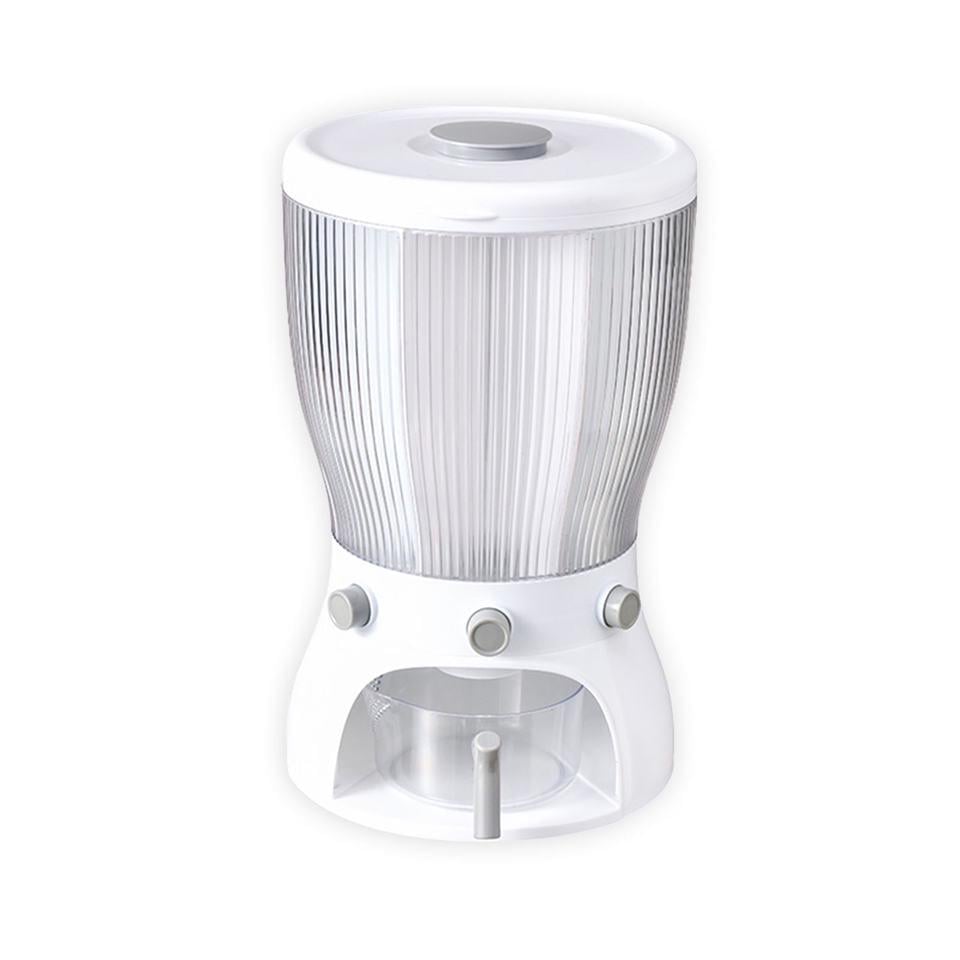 Диспенсер кухонный для сыпучих с дозатором 10 кг Белый (MA-2000)