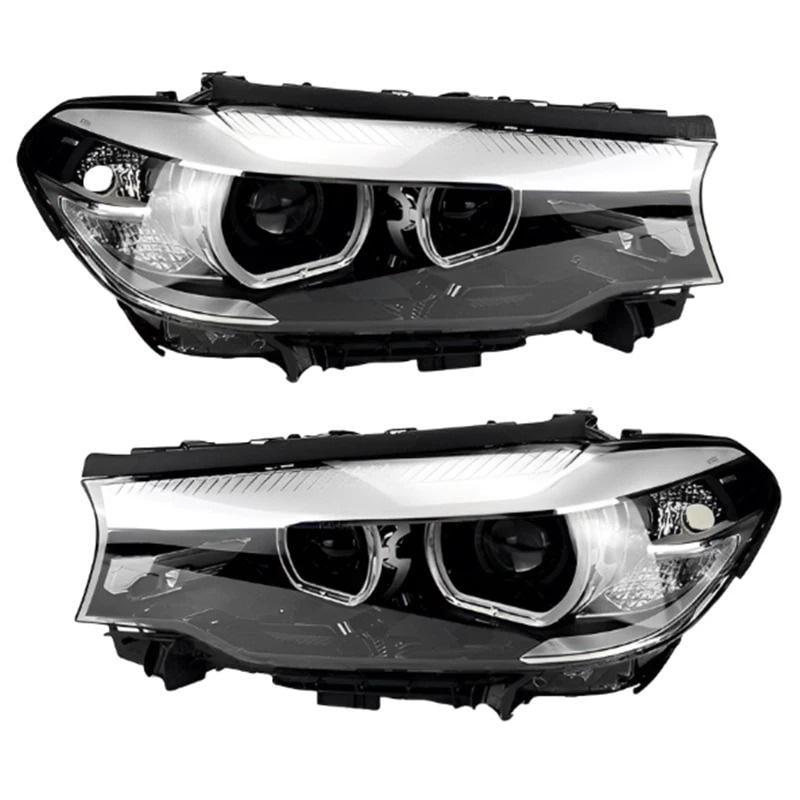 Передняя оптика GBT FullLed для 2017-2020 для BMW 5 серия G30/31 2017-2023 гг. алюминий/пластик под покраску (151066)