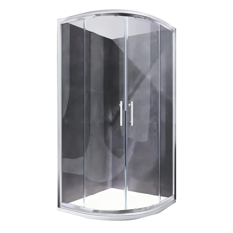 Душевая кабина без поддона KOER SR SC04-90x90x195-TR-02 прозрачное стекло Easy Clean 5 мм SS Color (KR5682)