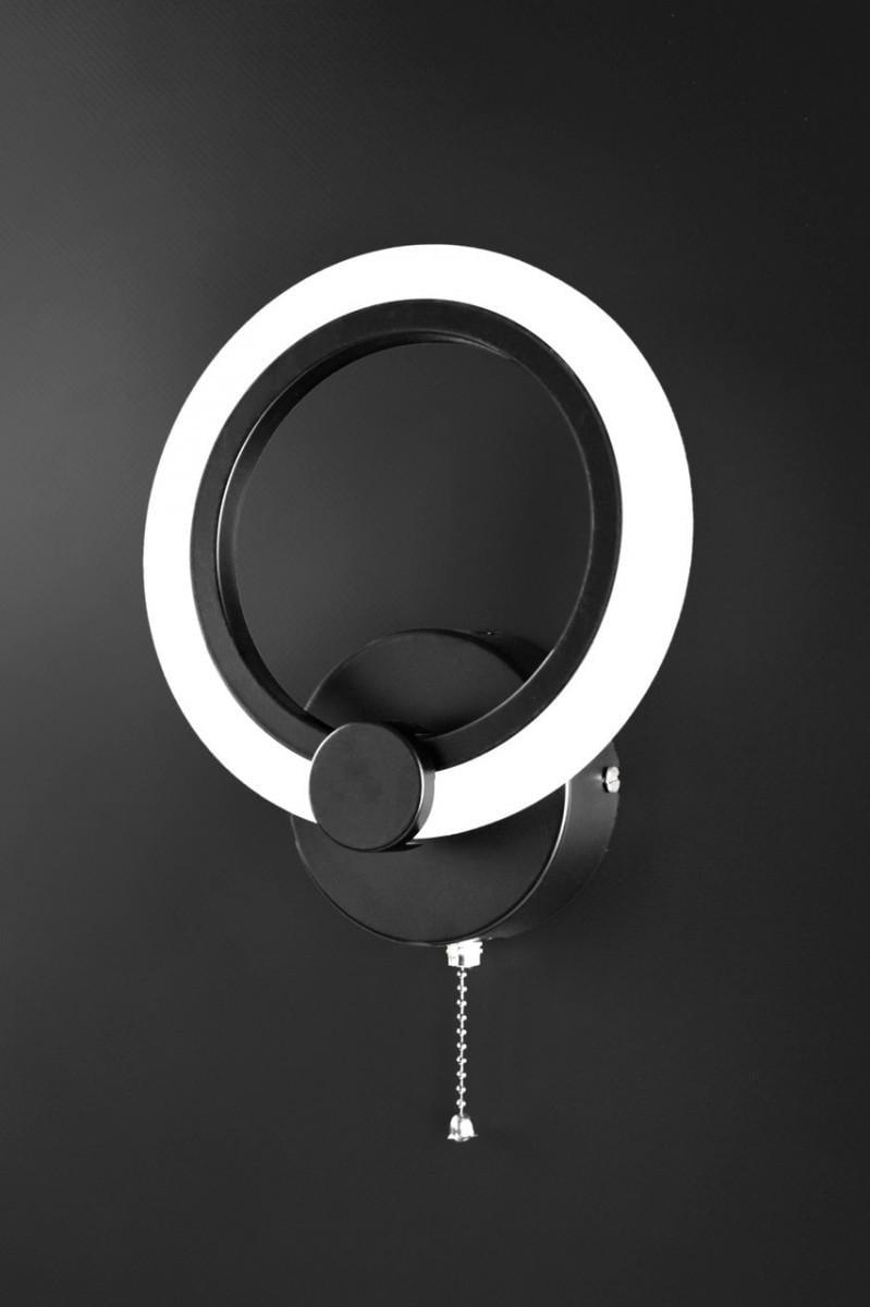 Бра настенное LED 2374/1S-bk Черный (5-LED 2374/1S-bk)