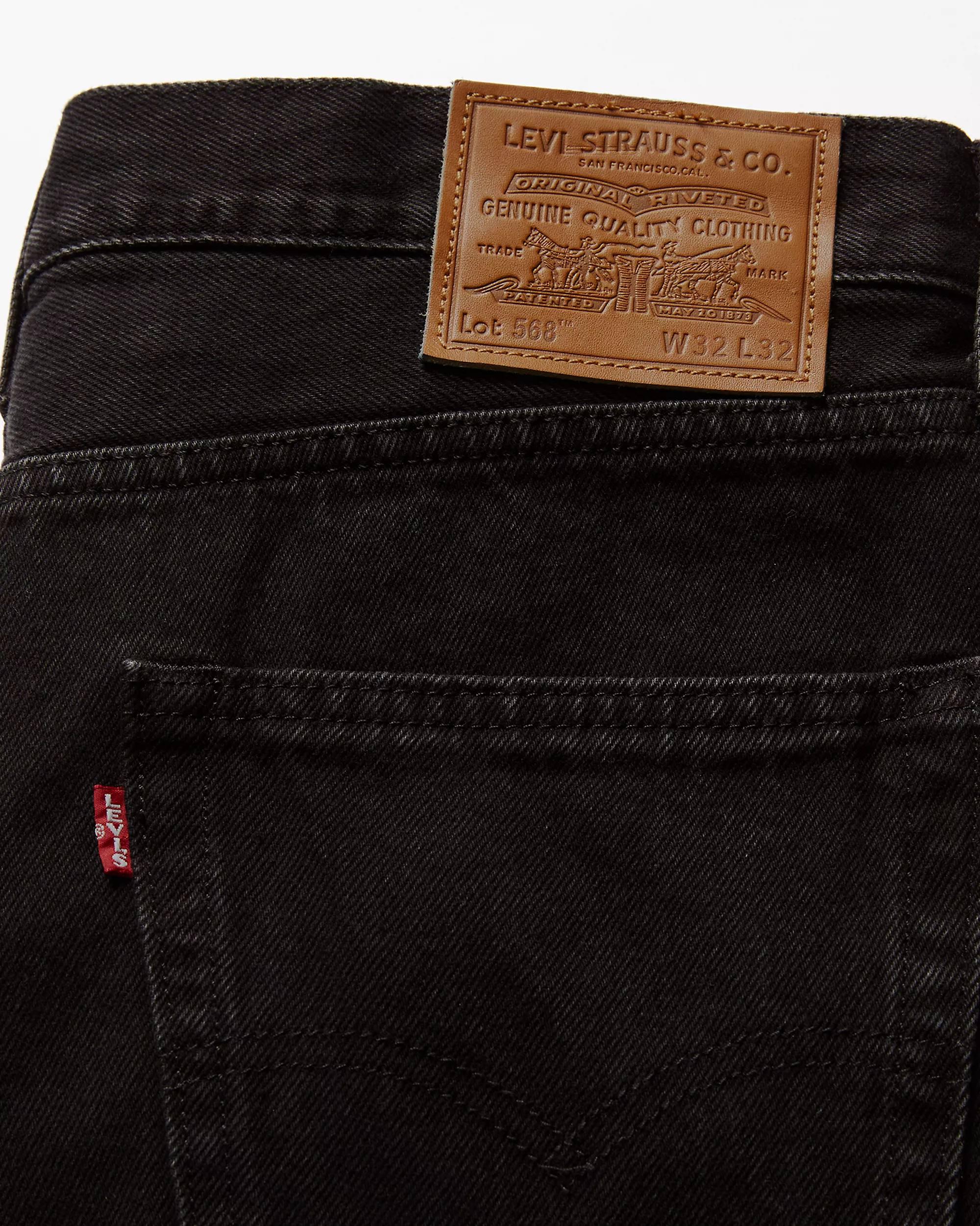 Джинси чоловічі LEVIS 568 Loose Straight Jeans US р. 34-32 Чорний (43468552) - фото 7 Джинси чоловічі LEVIS 568 Loose Straight Jeans US р. 34-32 Чорний (43468552) - фото 7