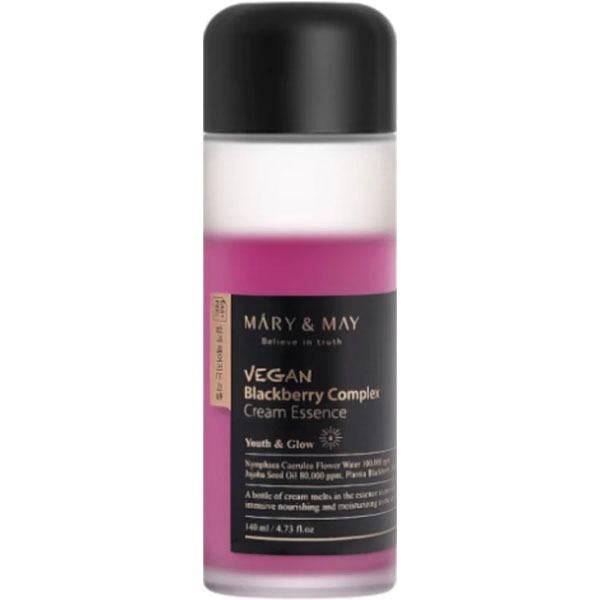 Крем-есенція для обличчя з веганським ожиновим комплексом Mary&May Vegan Blackberry Complex Cream Essence 140 мл