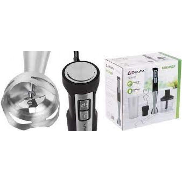 Блендер занурювальний Delfa DB-6000 з насадками ручний Black (10099) - фото 3 Блендер занурювальний Delfa DB-6000 з насадками ручний Black (10099) - фото 3