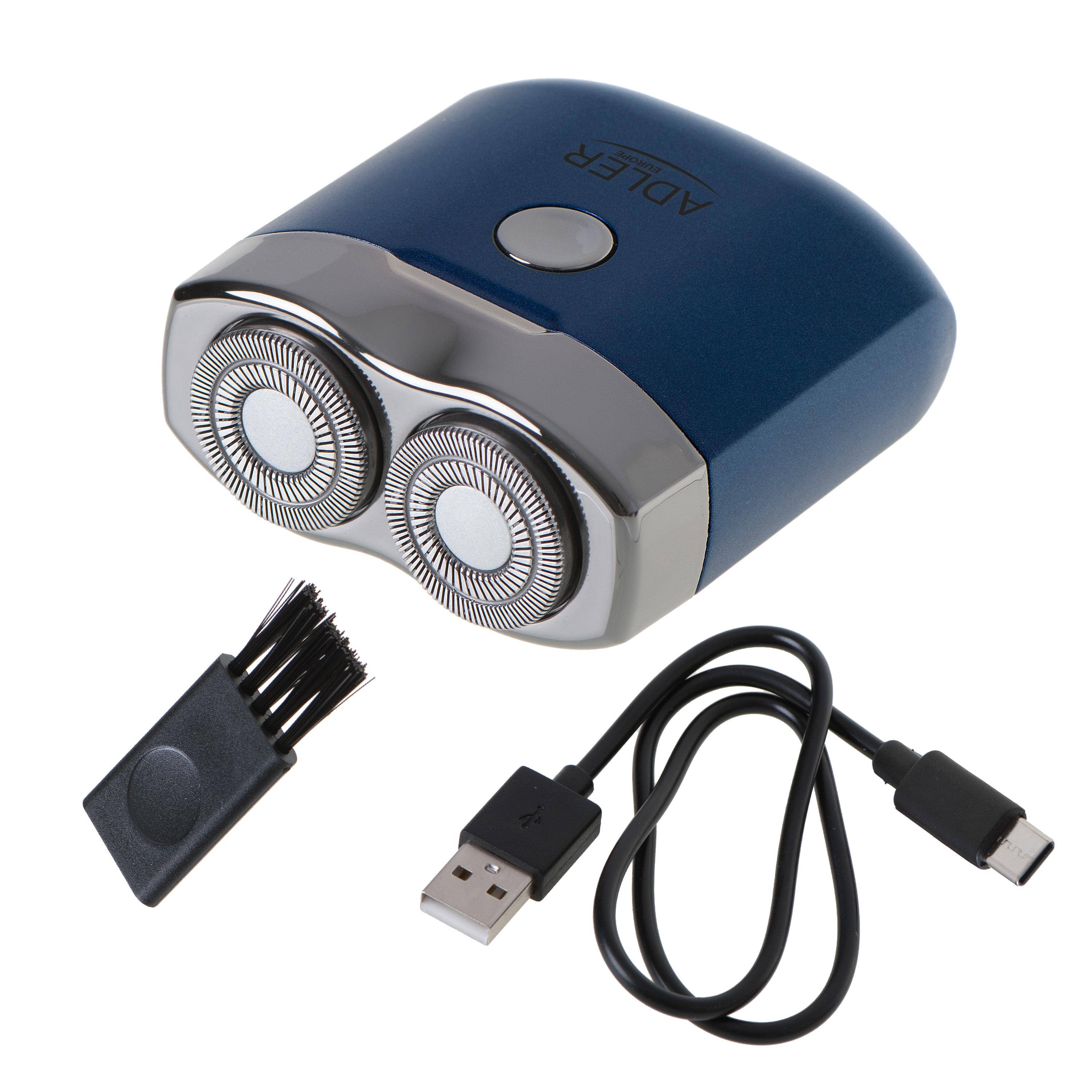 Бритва дорожня Adler на 2 головки з USB (AD2937) - фото 2