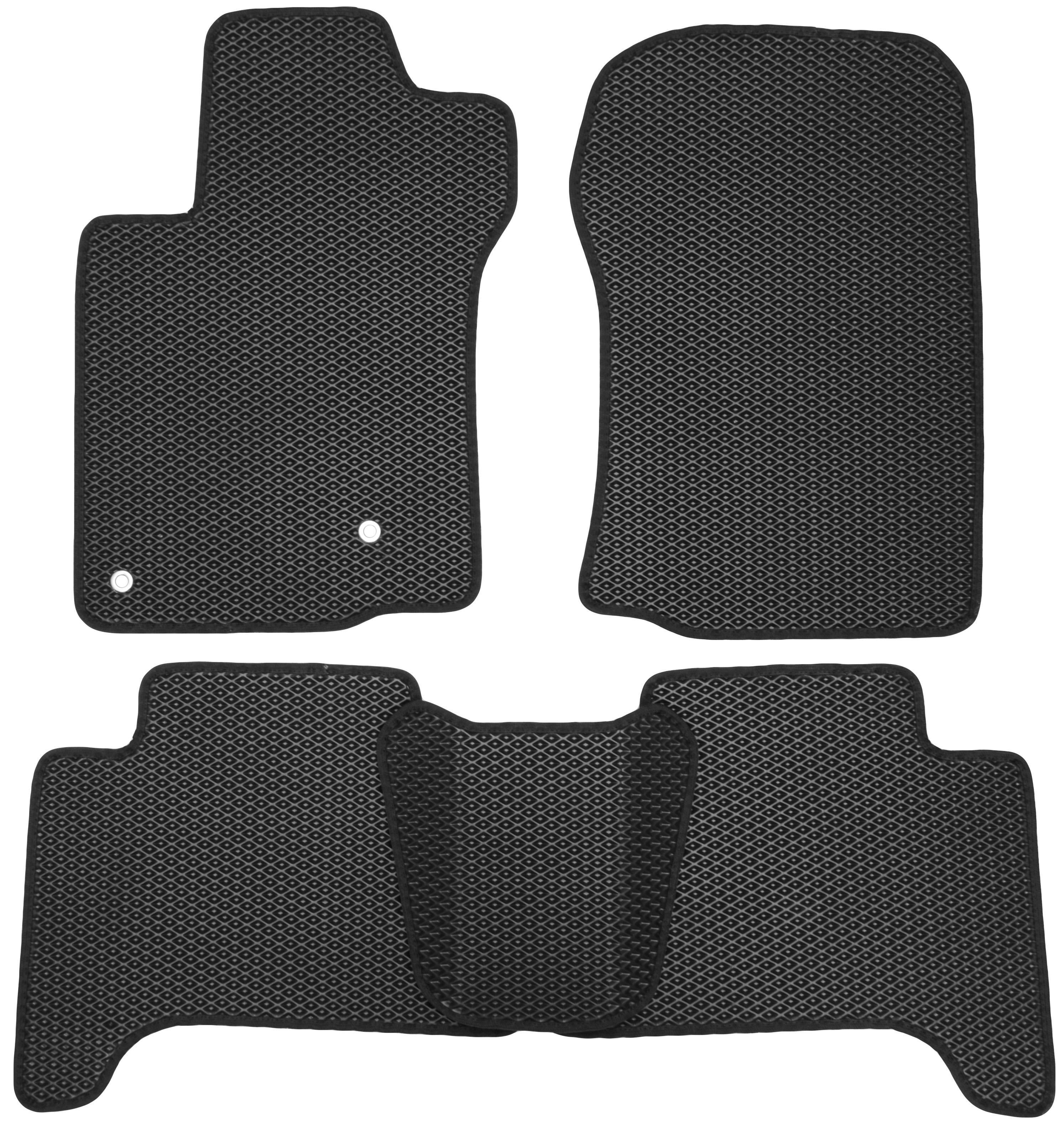 Коврики в салон для Toyota LC Prado 150 '10-13 EVA-полимерные Черный (150622)