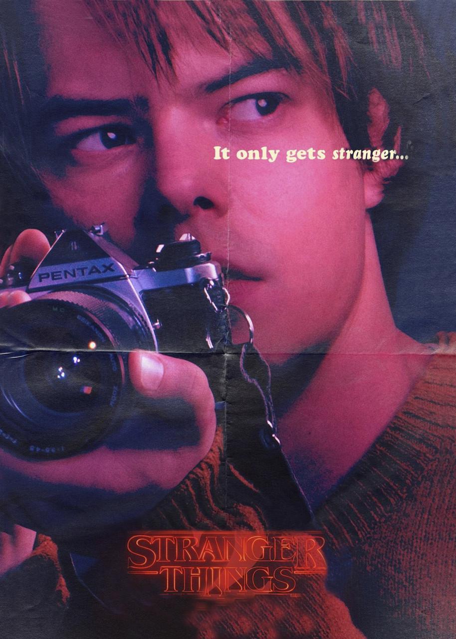 Картина постер Gee! Stranger Things Дуже дивні справи Джонатан 40х60 см ST 09.049