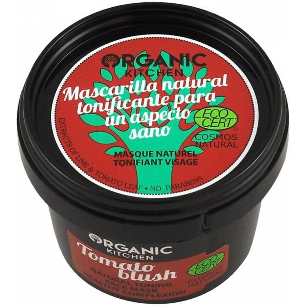 Маска тонизирующая для лица Organic Kitchen Tomato Blush Natural Toning Face Mask 100 мл (4743318183145)
