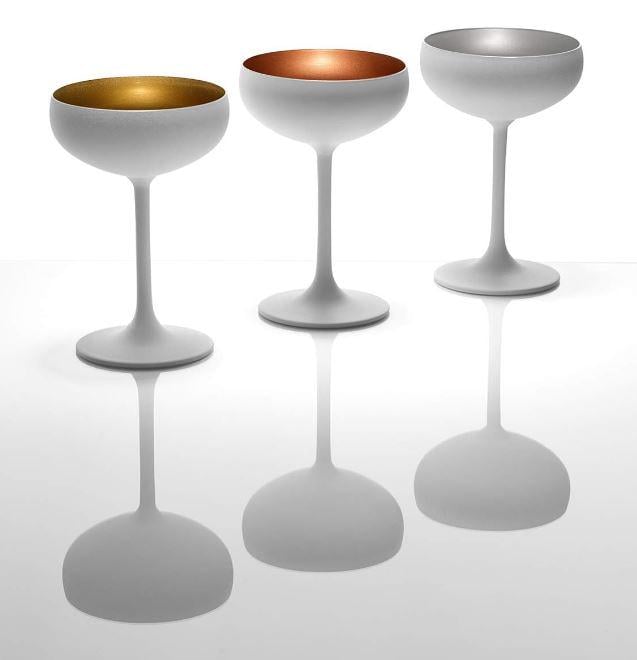 Набор бокалов для шампанского Stölzle Lausitz Elements Silver 230 мл 6 шт. Белый (2738708-1) - фото 2