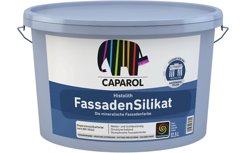 Краска минеральная фасадная Histolith FassadenSilikat 12,5 л (2620800745)
