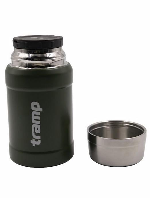 Термос з широким горлом Tramp в чохлі 800 мл Оливковий (UTRC-132-olive) - фото 3