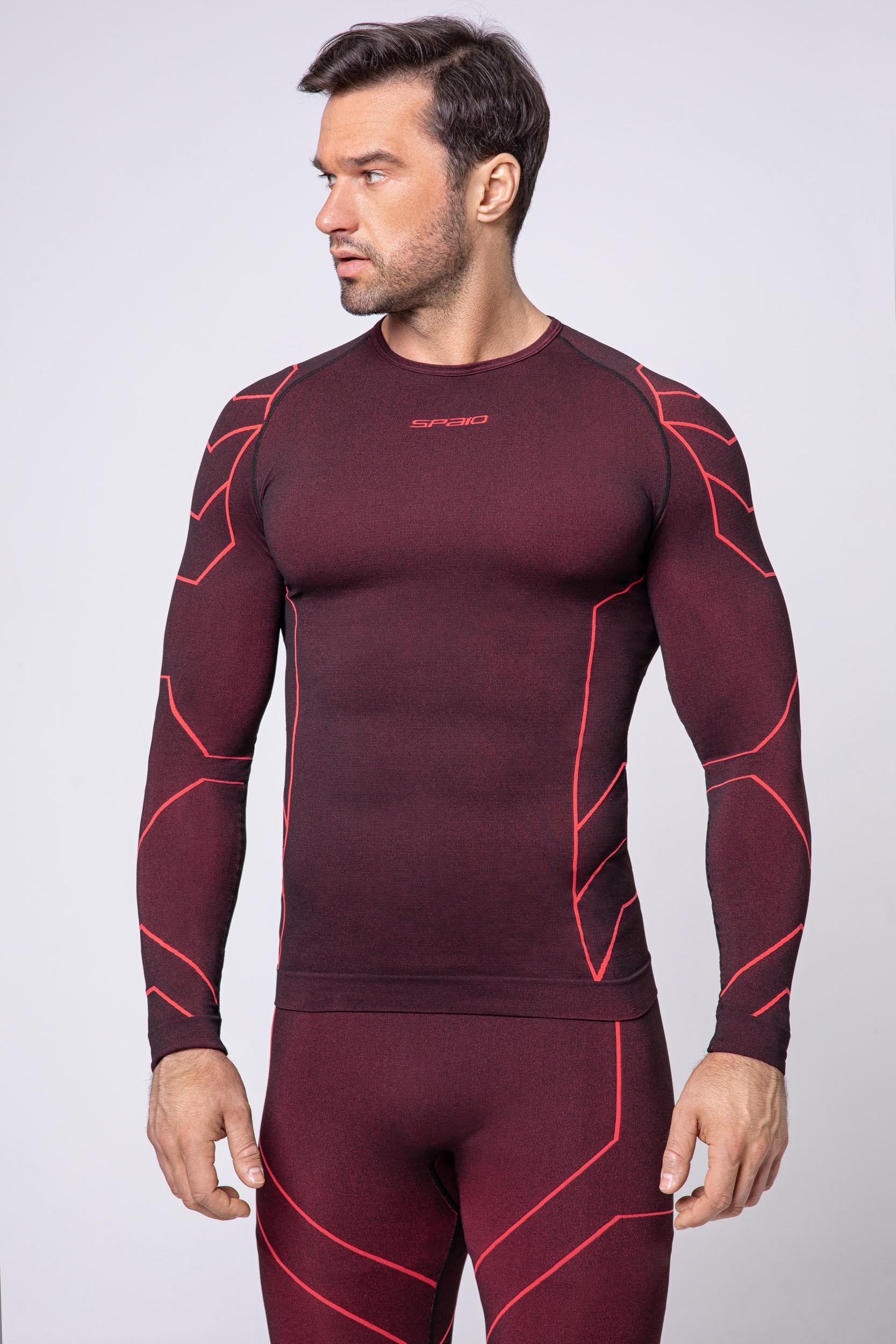 Термокофта чоловіча Spaio Rapid Mns Long Sleeve Top XL Black/Red (SP-RPD1-BLKRD-XL) - фото 3