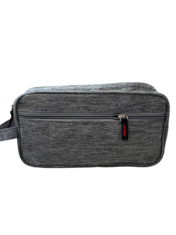 Косметичка мужская дорожная АРТ 765GS 26х15х8 см Светло-серый (24422832)