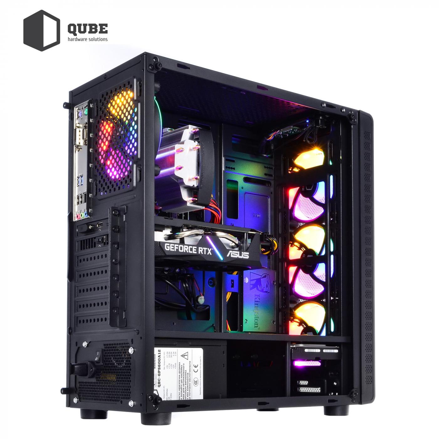 Системный блок QUBE Игровой QB Ryzen 5 3600 GTX 1660 Ti 6GB 3222 - фото 13