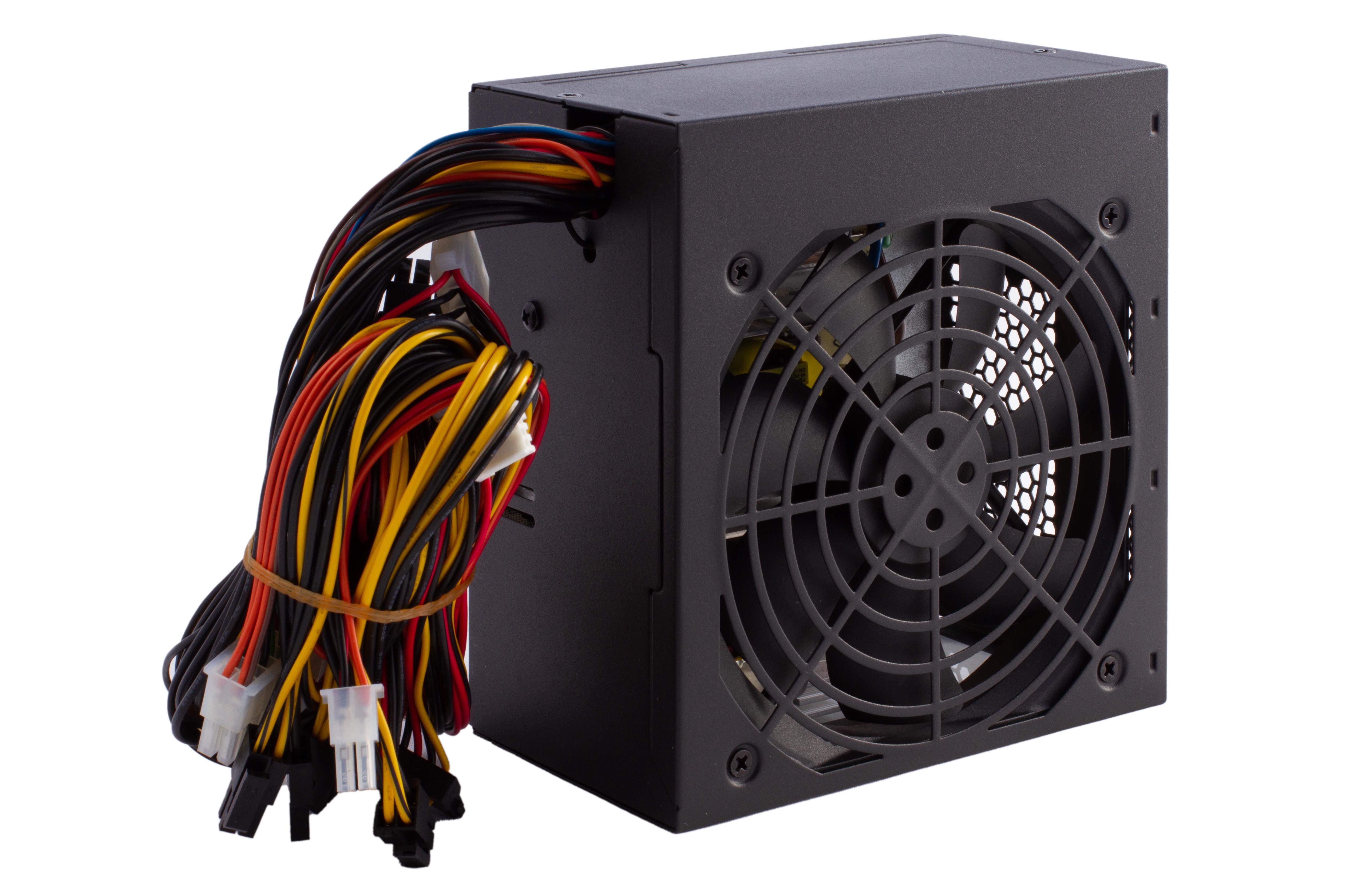 Блок питания для компьютера FSP ATX-500W 500W PNR PRO silent fan Retail Box 120 мм Black (ATX-500PNR PRO)