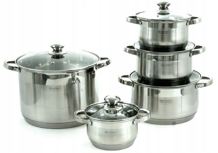 Набор кастрюль Edenberg EB-4019 10 пр. - фото 2 Набор кастрюль Edenberg EB-4019 10 пр. - фото 2