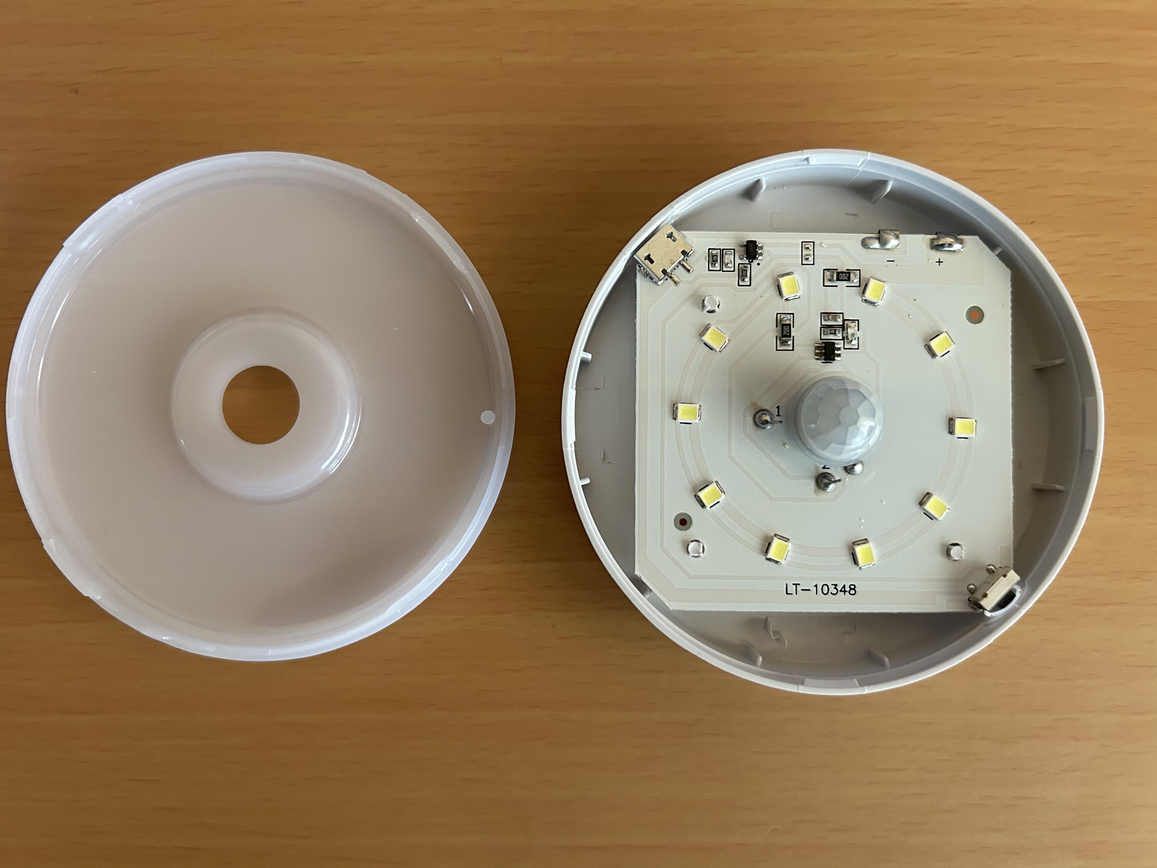 Ночник светодиодный Motion Light 1000mAh с датчиком движения Белый (BN-2) - фото 6 Ночник светодиодный Motion Light 1000mAh с датчиком движения Белый (BN-2) - фото 6