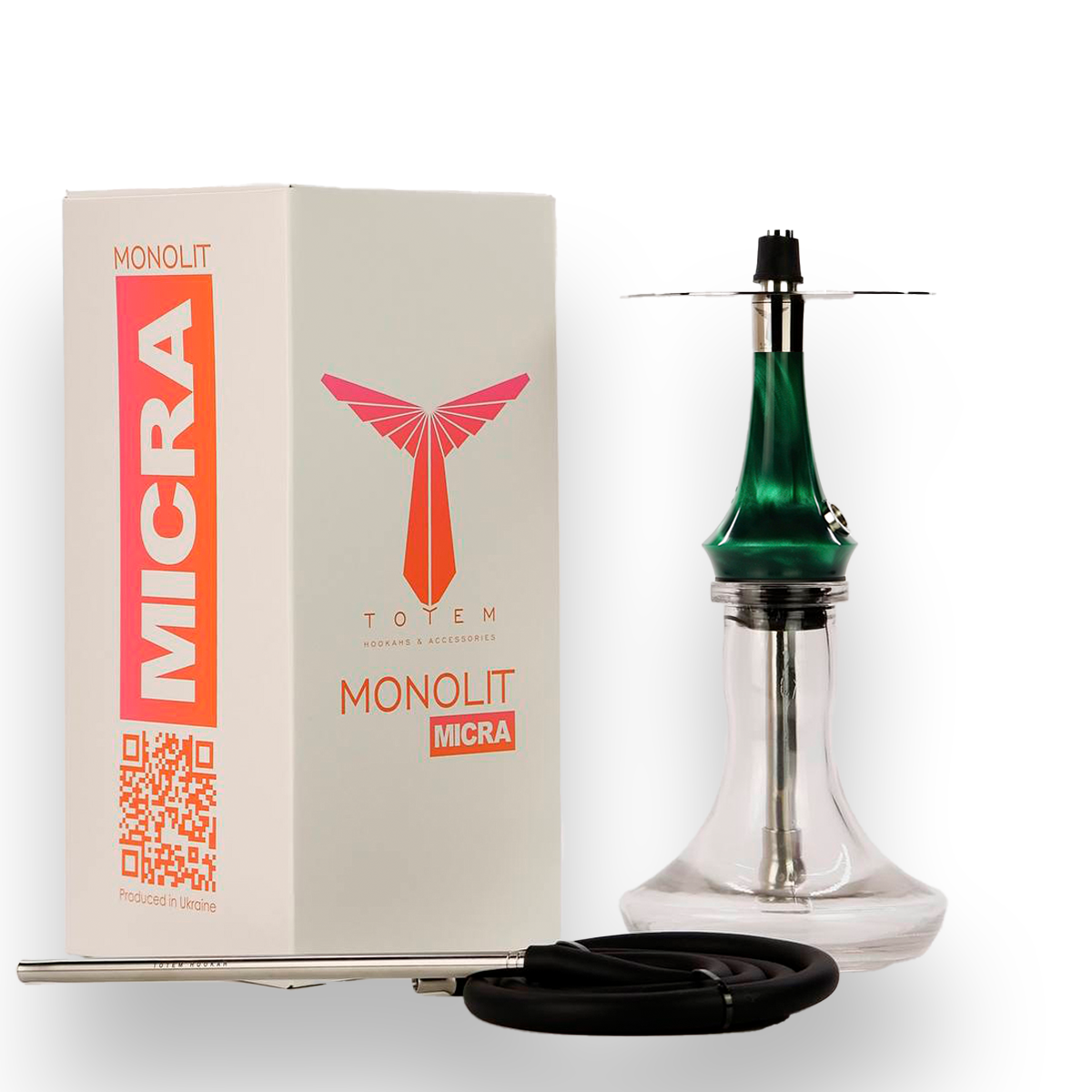 Кальян Totem Hookah Monolit Micra Emerald Green
