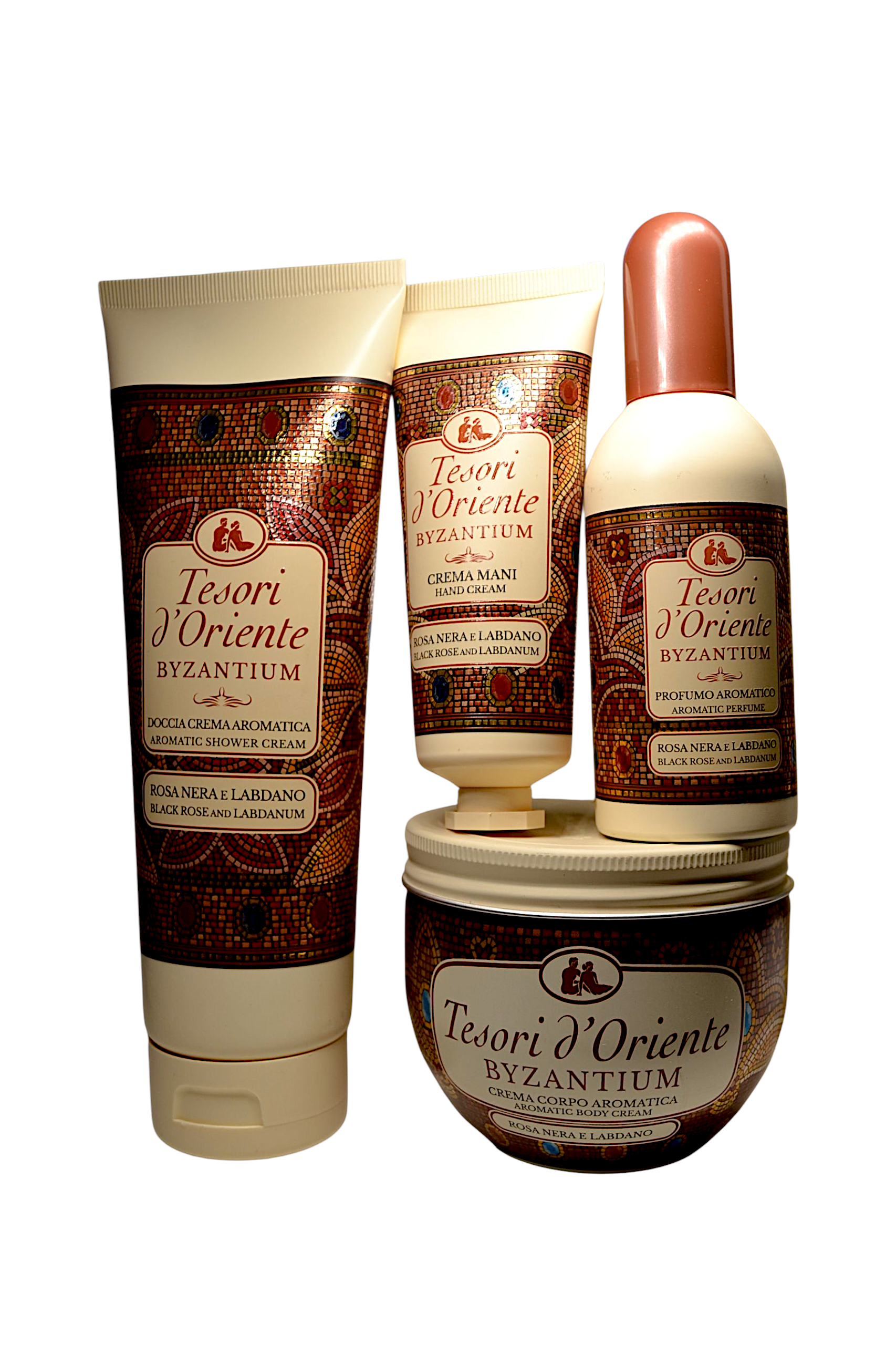 Подарочный набор для женщин парфюмированных средств Tesori d`Oriente Byzantium для ухода арома и спа-сеанса 4 позиции (011118) - фото 2 Подарочный набор для женщин парфюмированных средств Tesori d`Oriente Byzantium для ухода арома и спа-сеанса 4 позиции (011118) - фото 2