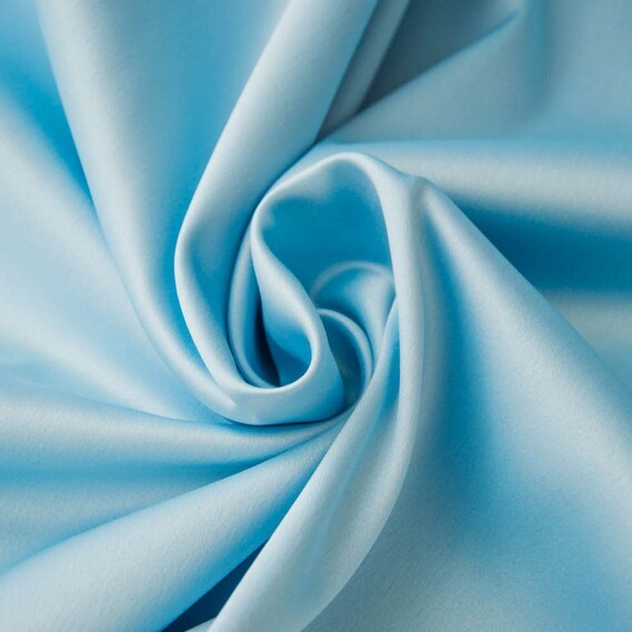 Ткань костюмно-плательная атлас IDEIA Lux V-31 1,5 м Голубой (2200004028552)